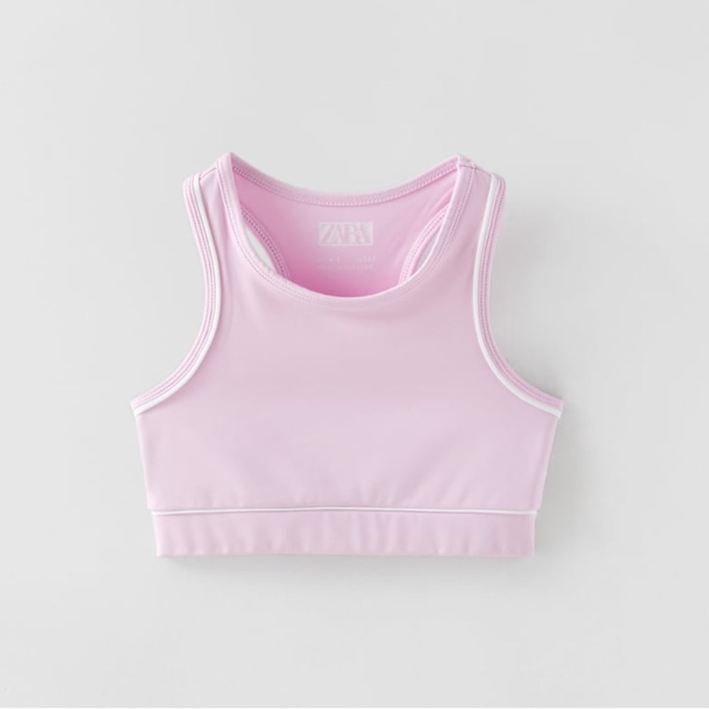 Zara top sport with liserés